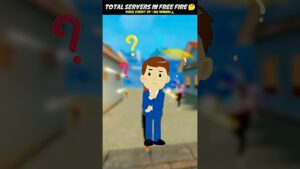 Total Servers 🤔 In Garena Free Fire 🤯🔥Credit by- @GW MANISH #shorts #freefire