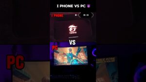 iPhone Vs PC 😈 ff #freefire #garenafreefire #dragongold #foryou #foryoubage #freefirehighlights