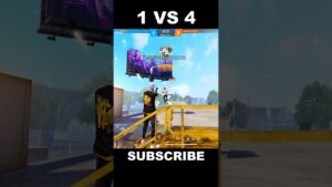 1 VS 4 clutch 🔥🎯 DESTROYED IN SECONDS GARENA FREE FIRE #shorts #shortsfeed  #freefirehighlights