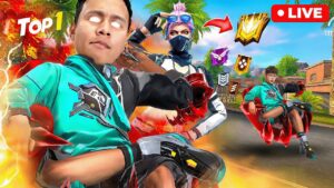 12 Hours Top 1 Grandmaster Push with V Badge Youtubers ✌ Tonde Gamer #freefire #live