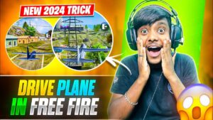 2024 New Trick😍🔥 DRIVE AEROPLANE IN GARENA FREE FIRE INDIA😍😨