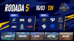 C.O.P.A FF 2024 AO VIVO - Rodada 5 | FREE FIRE ESPORTS BRASIL