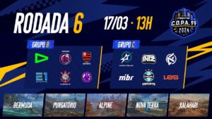 C.O.P.A FF 2024 AO VIVO - Rodada 6 | FREE FIRE ESPORTS BRASIL