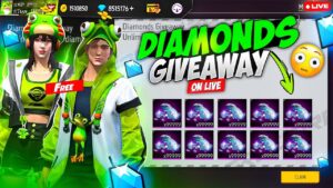 Free Fire  20000 Diamonds And Lucky Wheel Event Giveaway -Garena Free Fire