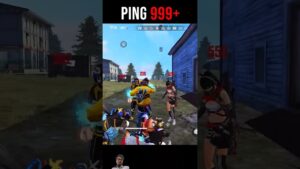 Free Fire Frustrating High Ping 999+ Best Moment | Garena Free Fire#Shorts