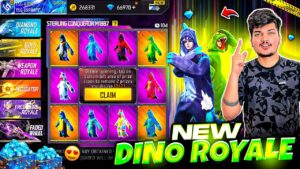 Free Fire I Got All Old To New Dino 😍In Dino Royale In 75 Diamonds💎 -Garena Free Fire