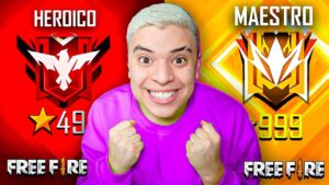 GRAN MAESTRO CON 100 ESTRELLAS EN DUELO DE ESCUADRAS 🔥 FREE FIRE 🔥