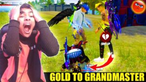 Gold to Grandmaster Rank push😱 Enemy Shows Me Emote - Garena free fire