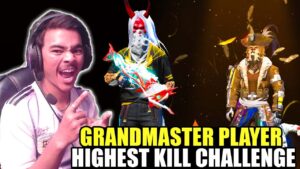 Grandmaster Player vs Laka Gamer😱 Highest kill challenge - Garena free fire