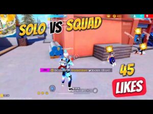 IMPOSSIBLE SOLO VS GRANDMASTER SQUAD INSANE FIGHT 😵|| GARENA FREE FIRE 🔥