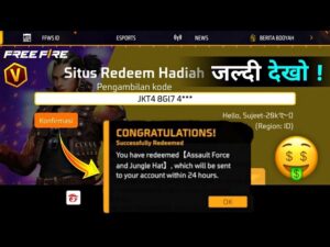 Indonesia Server New Redeem Code Today 😋 || Garena Free Fire