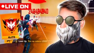 💙 LEVEL UP AO VIVO 💙 JOGANDO SQUAD ALEATÓRIO NO ELITE !! FREE FIRE MOBILE 💙