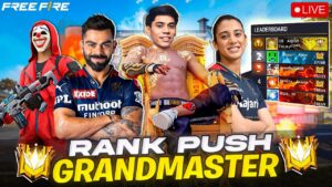 🔴[Live] Finally RCB Won🗿👑Top 1 Awm King💖Dominating Grandmaster Lobby👽💖 -Garena Free Fire !!