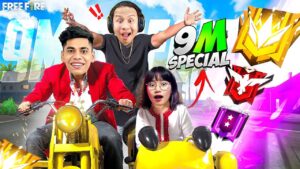 🔴[Live] I'm Back😎9 Million Special💖Top 1 Awm King👑Dominating Grandmaster Lobby👽-Garena Free Fire !!