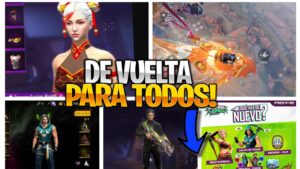 MOSTRADO AGENDA SEMANAL GARENA FREE FIRE LATM REGRESA ARMA EVO M1014  ALA DELTA KOI Y NUEVO ASPECTO
