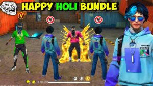New Bundle No Internet Prank 🚫 Happy Holi 🧨 Edge Rider Bundle - Garena Free Fire 🔥 Y GAMING