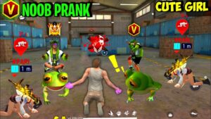 Noob Prank With Worldchat Angry Girl 😤 Random Golden Sakura Girl - Garena Free Fire 🔥 Y GAMING