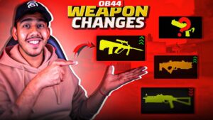 OB44 Top 10 Shocking " WEAPON UPDATES " FF Advance Server - GARENA Free Fire