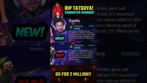 🔥RIP TATSUYA | NEW SECRET CHARACTER CHANGES IN OB44 GARENA FREEFIRE🔥l #shorts #freefire | PRI GAMING