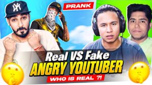 Real Angry Youtuber Vs Fake Angry Youtuber 😱 Who Will Win - Garena FreeFire Max