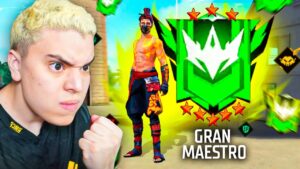 SERE GRAN MAESTRO EN D.E POR PRIMERA VEZ FREE FIRE 🔥 ( RACHA DE 24 ) 🔥