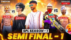 SPL SEASON -1 SEMI FINAL-1 TOP-4 ❤️❤️   #freefire #garenafreefire #facecamlive #sanzzoff #livestr