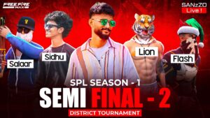 SPL SEASON -1 SEMI FINAL-2 TOP-4 ❤️❤️   #freefire #garenafreefire #facecamlive #sanzzoff #livestr