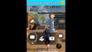 Solo dare impossible 🥴 || wait and watch ⚡ #shortsviral#viraltrend#garenafreefire#shortvideos