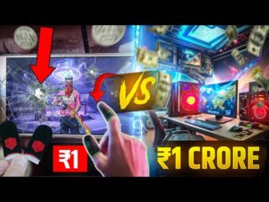 ₹1 VS ₹1 CRORE GAMING ROOM SETUP 🤑 | GARENA FREE FIRE