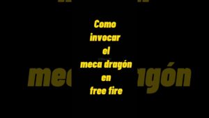 Invocando al meca dragón en free fire #garena #freefire #gaming #diwerff #fyp