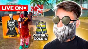 💙 LEVEL UP AO VIVO 💙 JOGANDO COM OS INSCRITOS !! FREE FIRE MOBILE 💙