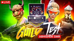 🔴[Live] Go 8 LAKH🥺💖Free Fire live Guild Test🗿👑-Garena Free Fire !!