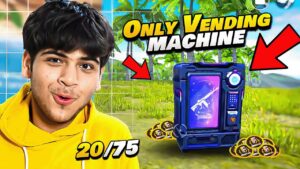 Only Vending Machine 😱 In Solo Vs Squad -20/75 -Garena Free Fire