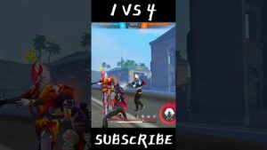 1 VS 4 👻🤯😈 I AM BACK M500 + KATANA AGENTGHOST69 #freefire #garenafreefire #shorts