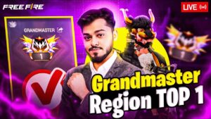 Dominating Top 1 V Badge Grandmaster Lobby  🗿Garena Free Fire Live !! #grandmaster #guildtest