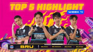 Full team toàn tay to, BRU quét sạch tất cả các map | Top 5 Highlight Knockout Stage Tuần 4