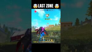 Impossible Last Zone Booyah 😂 AWM + Mp5 ||| - Garena free fire #freefire #shorts #badge99