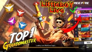🔴Live On🔴Road To Grandmaster Live Stream 😱🔥GRANDMASTER PUSH 🔥||Garena-FreeFire Max #littleboyff