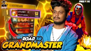 🔴Live On🔴Road To Grandmaster Live Stream 😱🔥GRANDMASTER PUSH 🔥||Garena-FreeFire Max #littleboyff