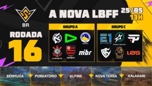 NOVA LBFF 🚨 FREE FIRE AO VIVO 🏆RODADA 16 - GRUPOS A e C | FFWS BR🚨