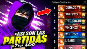 RECUPERANDO EL TOP REGIONAL EN VIVO USANDO PRECISO EN MIRA EN FREE FIRE