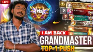தமிழ் - 🔥TOP 1- REGION PUSH GRANDMASTER {DAY - 3}🔥||Garena-FreeFire Max Live #matturavi