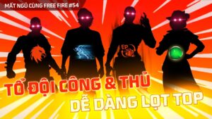 Tổ đội công thủ kết hợp và đội hình 3:1 dễ dàng lọt top | Mất Ngủ Cùng Free Fire số 54